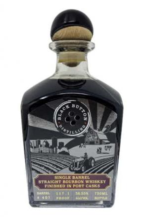 Black Button Distilling - Single Barrel Straight Port Cask Finished Bourbon
