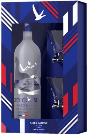 Grey Goose - Vodka Gift Set with 2 Glasses